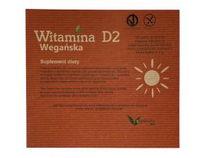 Witamina D2 niezbędna dla wegan 8,1 g - 125 porcji